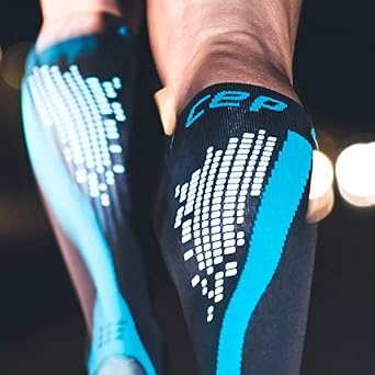 CEP Womens Reflective Compression Calf Sleeves - NightTech