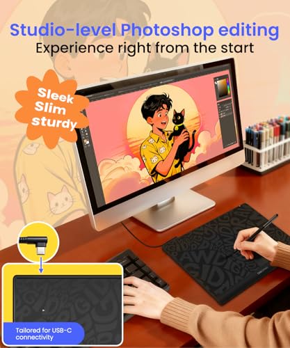 DIGIDRAW T610 Drawing Tablet 10x6 Inch - image 4