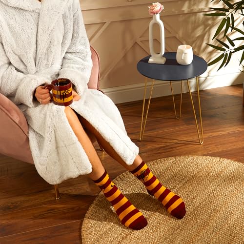 Harry Potter Tasse & Socken Damen Teenager Geschenkset, Keramik Kaffeebecher, Kuschelsocken Größe 35–41, Hogwarts Design… – Ansicht 3