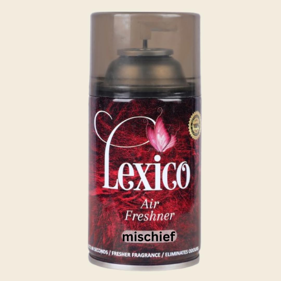 LEXICO Room Freshener Spray Automatic Refill/Air Freshener Refill - MISCHIF(Z POWDER FRAGRANCE) - 250 ML - Fit all Machines using 250 ML / 300 ML bottles-image-27