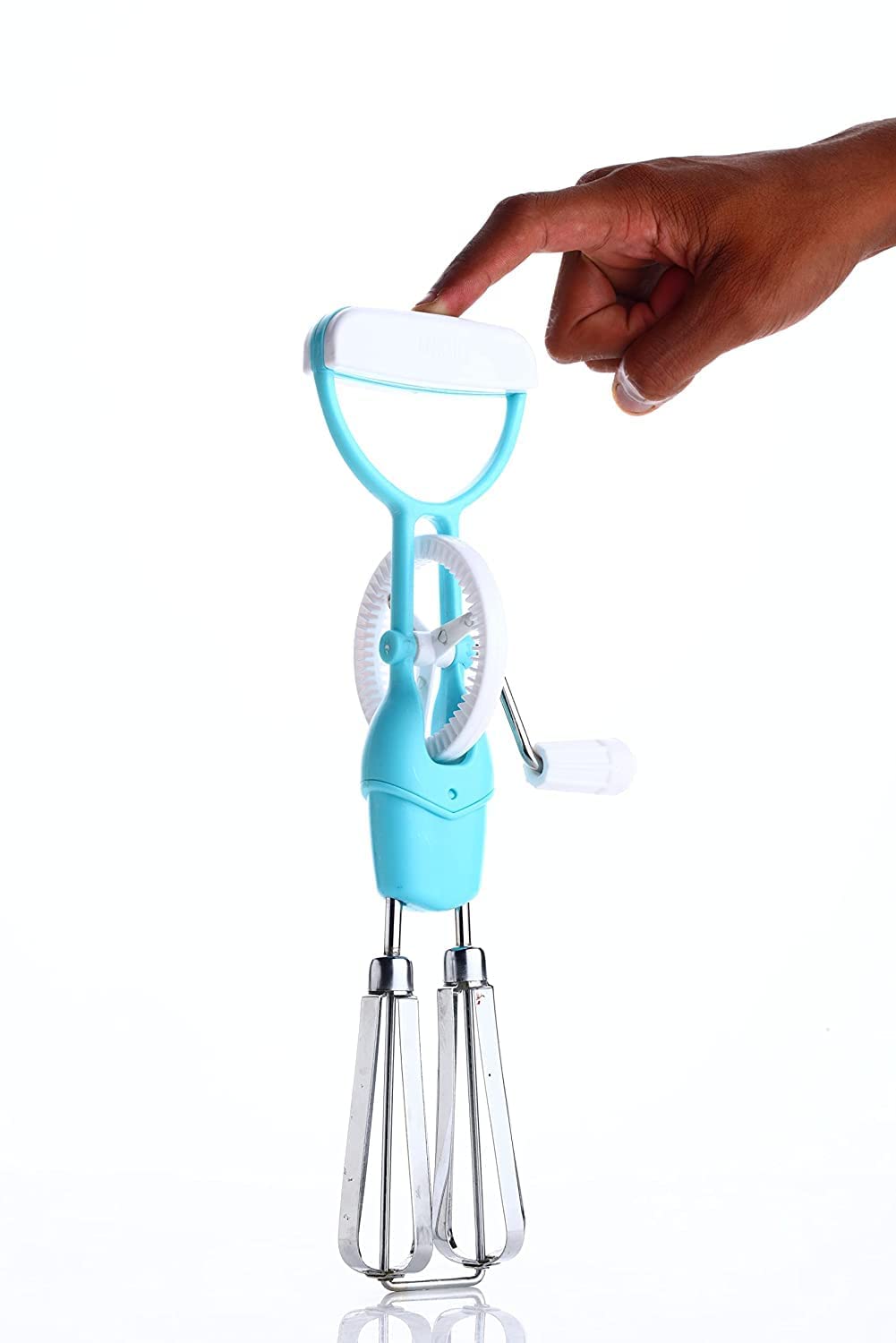 Urdhvamurti Stainless Steel and Plastic Hand Blender Beater Mixer, Mixer, Egg and Cake Cream Beater (Multicolour)-image-5
