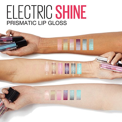 Maybelline K2866100 New York Lip Studio Electric Shine Prismatic Lip Gloss Makeup, Electric Blue thumb #8