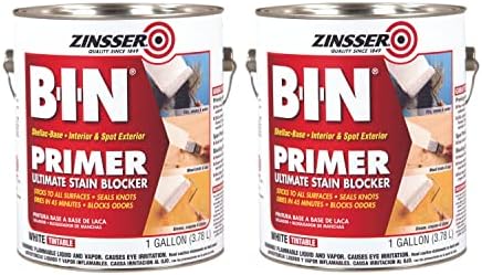 Zinsser 320991-2PK B-I-N Shellac-Base Primer, Gallon, White, 2 Pack ...