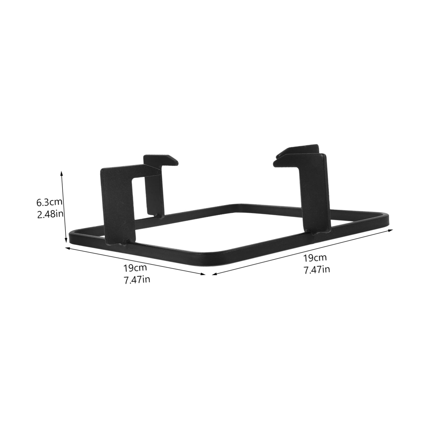 DOITOOL Supporto Fornello Gas in Ghisa Rack Di Supporto Per Stufa 7.48X7.48X2.48 in Staffa Antiscivolo Per Pentole Accessorio Cucina Gas Facile Da Pulire E Installare