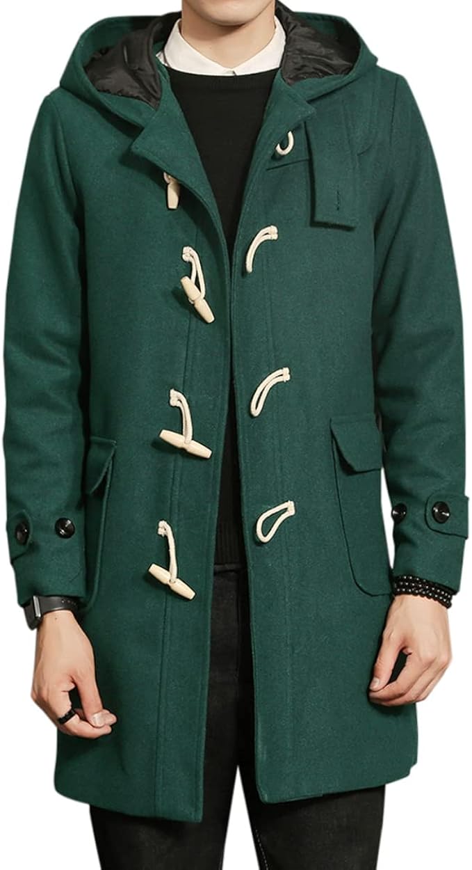 Amazon Fomansh メンズ ラシャコート ロング ジャケット フード付き ダッフルコート 防寒 防風 冬 大きいサイズ コート ジャケット 通販 Amazon Fomansh メンズ ラシャコート ロング ジャケット フード付き ダッフルコート 防寒 防風 冬 大きいサイズ コート ジャケット 通販