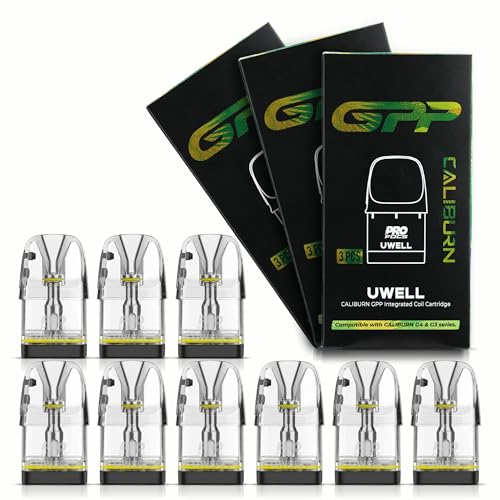 ARASHI ���[�E�F�� Caliburn GPP �����p�J�[�g���b�W 9���� ���L�b�h�Ȃ� �d�q�^�o�R VAPE G5/G4/G3�Ή� GPP �|�b�h 0.9��