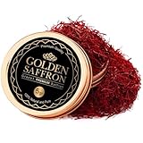 Golden Saffron, Finest Premium All Red Saffron, Grade A+, Highest Grade (5 Grams)
