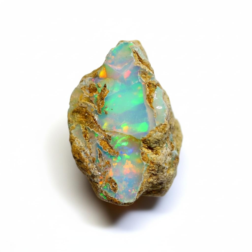 Amazon.co.jp: AAAA+ 天然エチオピア ウェロ オパール 粗石 (2ct - 13