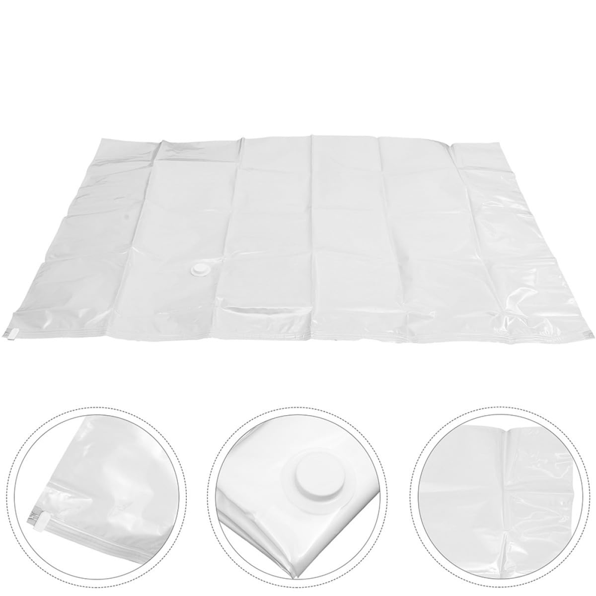 BESPORTBLE Bolsas de Almacenamiento para Mantas de Vacío 2 Piezas Sellado al Vacío para Colchones y Ropa, Adecuado para Ahorrar Espacio en Habitaciones y Sótanos