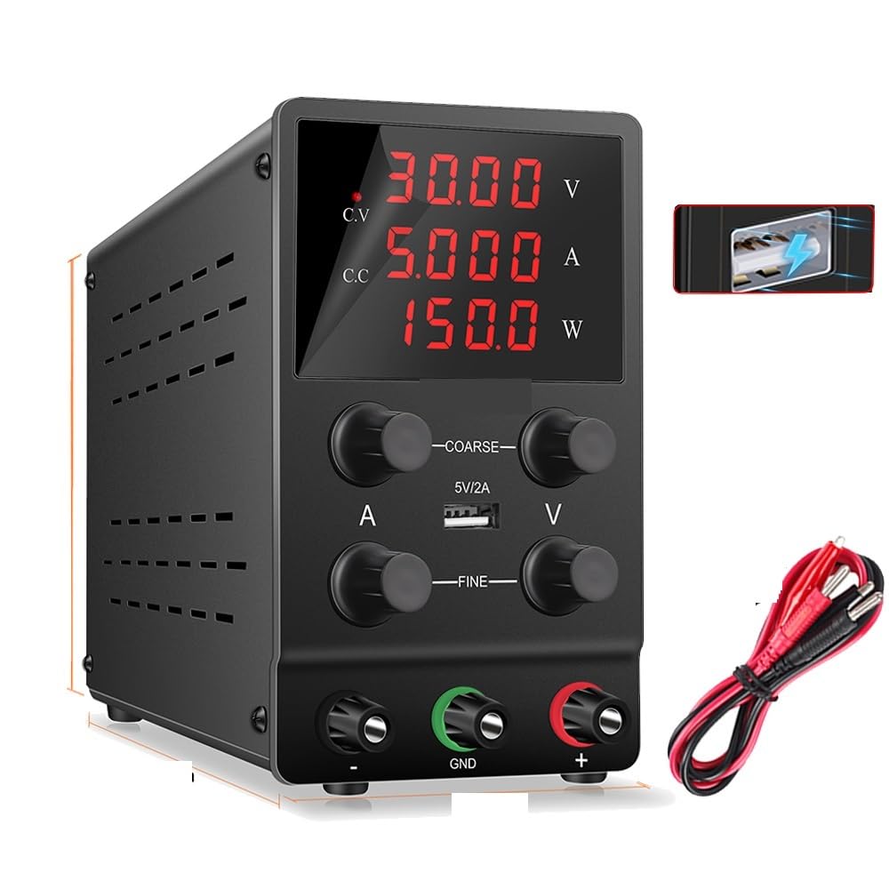 30V 10A 60V 5A DC Zasilacz laboratoryjny regulowany Zmienny, regulowany laboratoryjny regulator napięcia Stabilizator Źródło przełączające do warsztatu DIY Elektronika do laboratoriów, prac elektronic