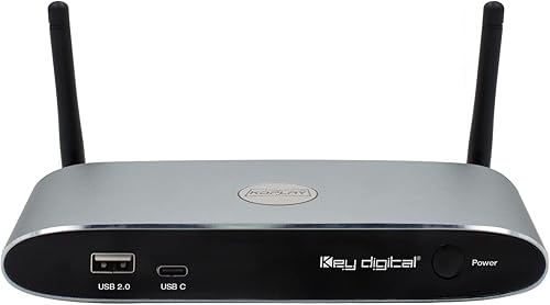 Key Digital KD-BYOD4K 4K KDPlay Wireless Presentation Gateway para PC, Mac, iOS, Android y dispositivos Chrome OS