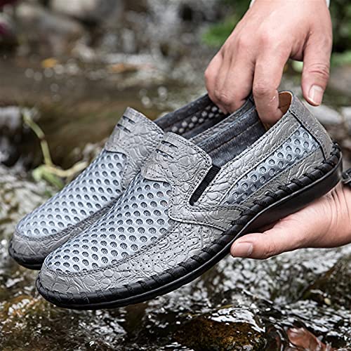 Loafers for Men Round Toe Breathable Loafer Shoes Flexible Resistant Comfortable Classic Casual Slip On2