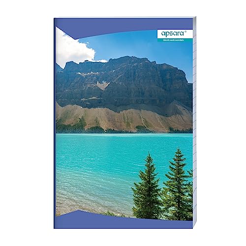 Image of Apsara Mahabar(Foolscap) Longbook | 33 CM x 21 CM Approx - Pages 104 | Single Line Notebook | GSM 56 |Use for School,College Student & Professionals | Covers May Differ | Pack of 06 Books