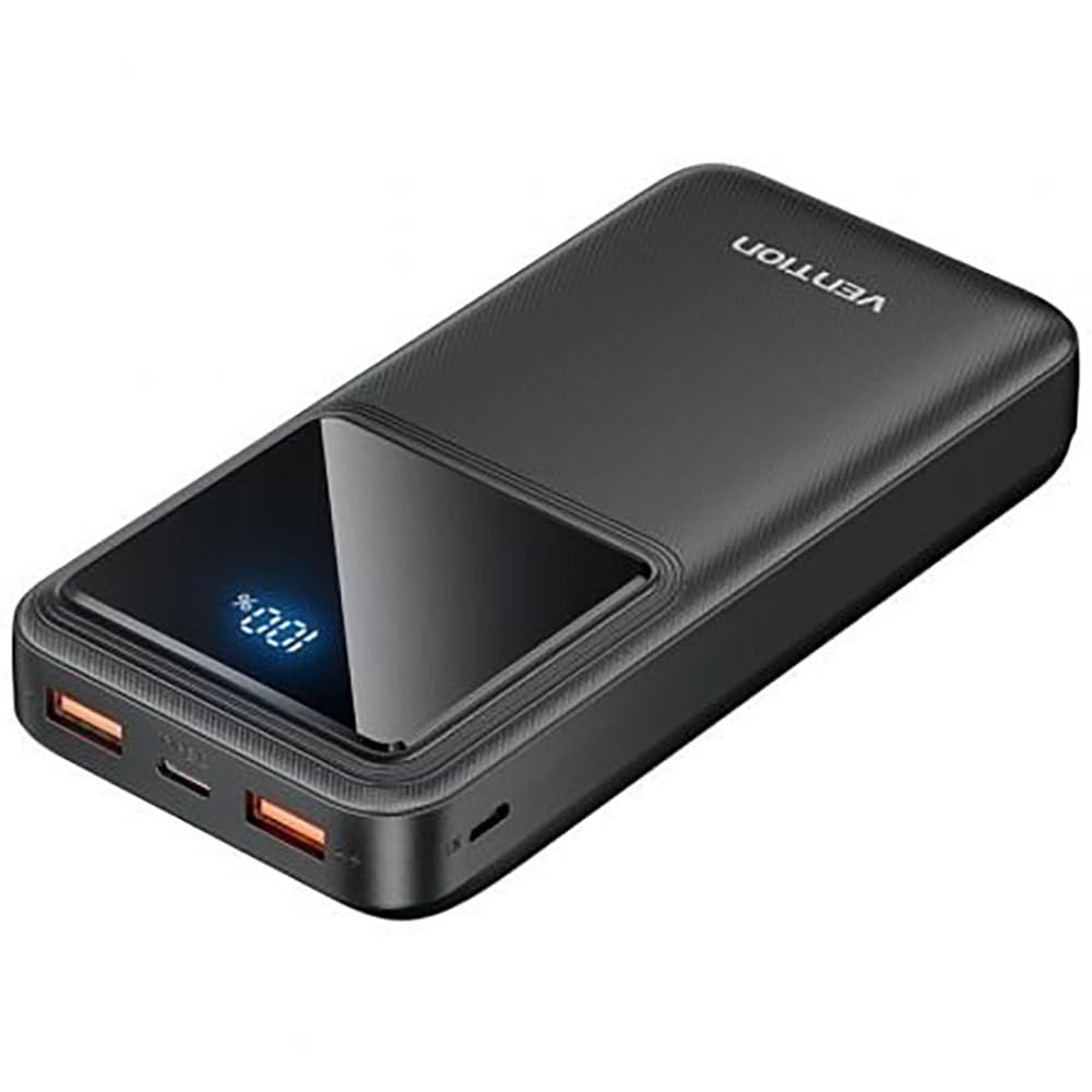 Powerbank 10000mAh Vention FHKB0/ 22.5W/ Negra
