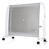 Radiador de MICA. Potencia máxima 1500W. 2 potencias de calor: 750W-1500W. Elemento calefactor mica. Rápida convección y difusión del calor. Máximo rendimiento en 1 minuto.