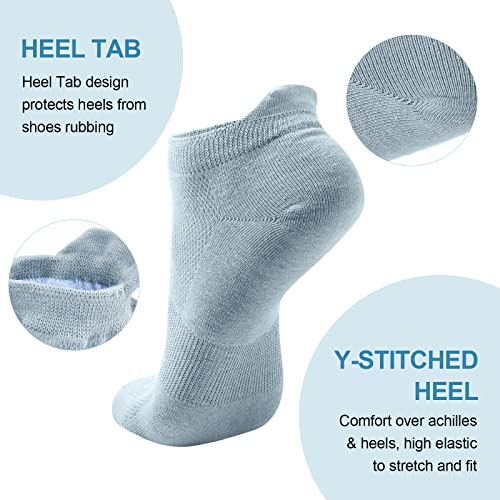 Yuhoea Womens Ankle Socks 5 Pairs Cozy Soft Cotton Socks For Women Low Cut Athletic Ventilation Casual Cute Socks One Size 5-9 #TOP3