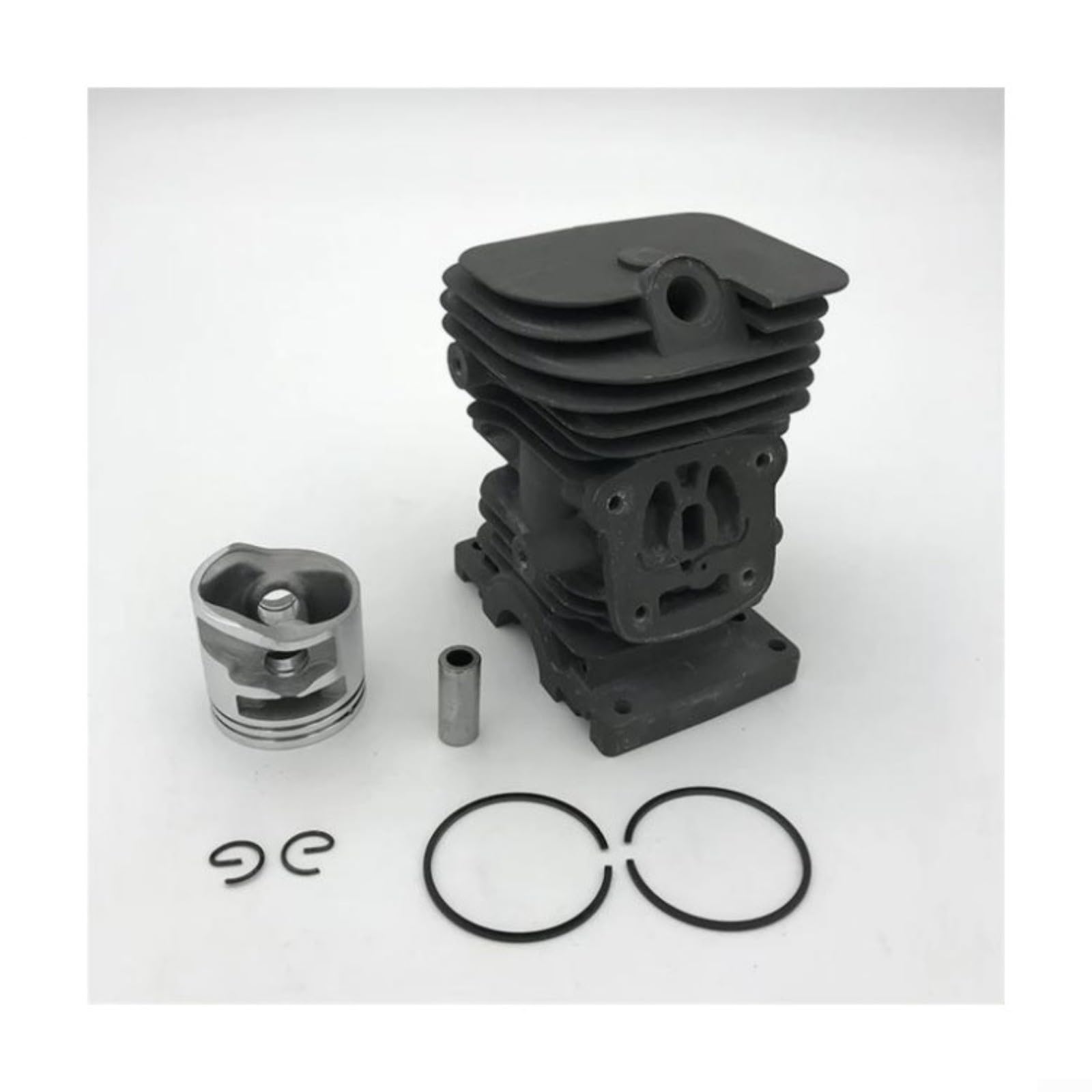 Gruppo cilindro in metallo da 37 mm con kit pistone per motoseghe MS170/MS180/MS171/MS181/MS181C, pezzo di ricambio per la manutenzione di giardini e cortili esterni