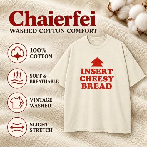 Insert Cheesy Bread Viral Wash Shirt - Image 3