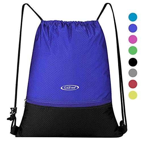 G4Free 15 20L Mochila con Cordón Bolsa de PE de Gimnasio de Kit de Saco de Gimnasia
