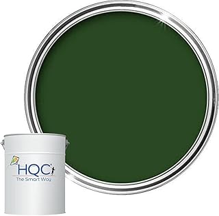 HQC Weather Shield Racing Green Smooth Masonry Paint | 2.5L in 30+ Colours | Storm Proof, Scrub Resistance | Weatherproof Technology Designed with Acrylic Resin for Ultimate Protection