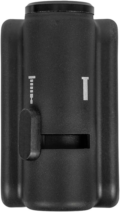 Topeak E-Booster Digital Electric Mini Pump top view with valve switch