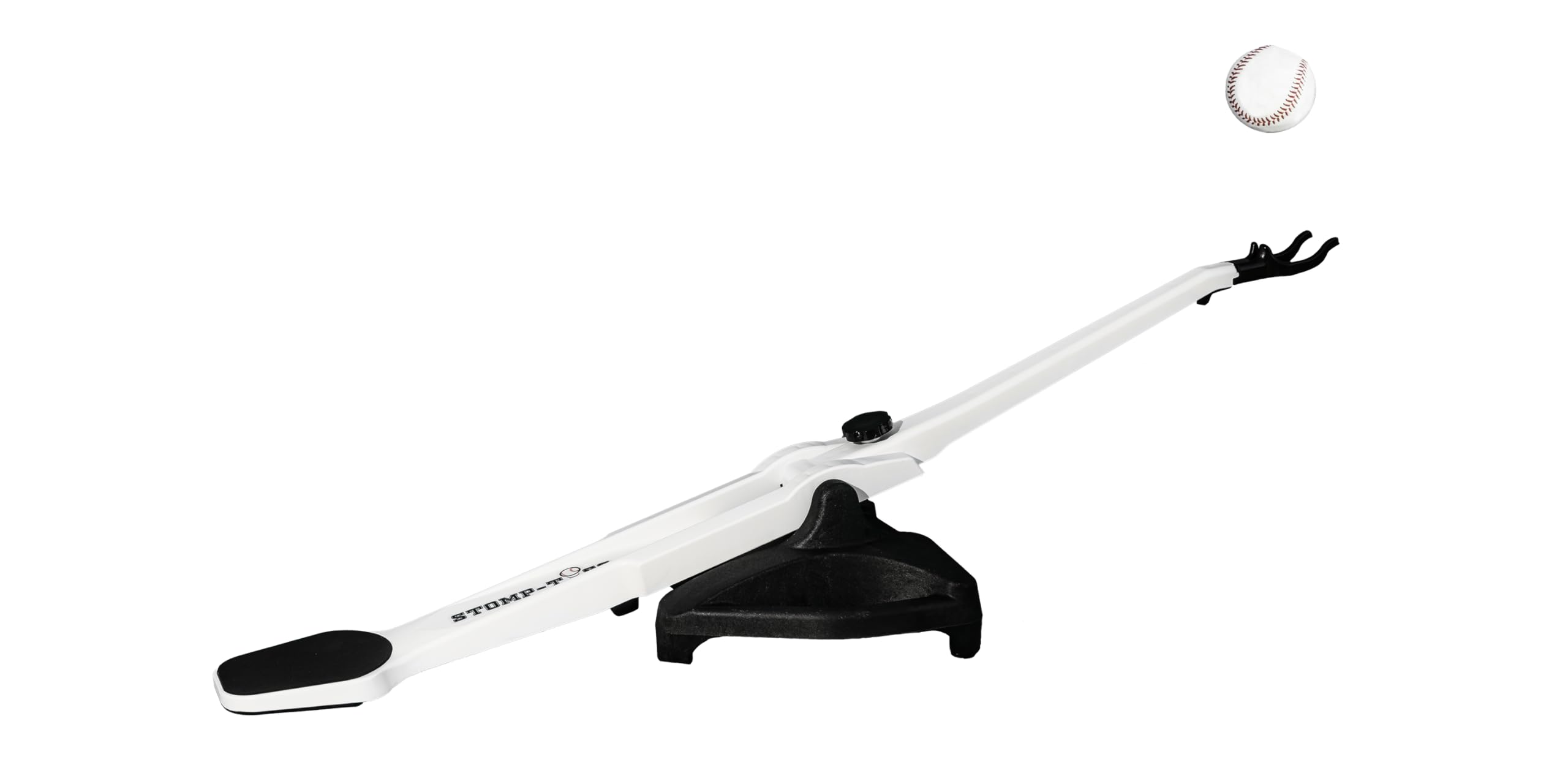 Stomp-Toss - Lever-Action Baseball Training Equipment with Replacement Arm, Fun Baseball Gifts for Ages 10+, Solo Sports Trainer for Enhancing Hand-Eye Coordination