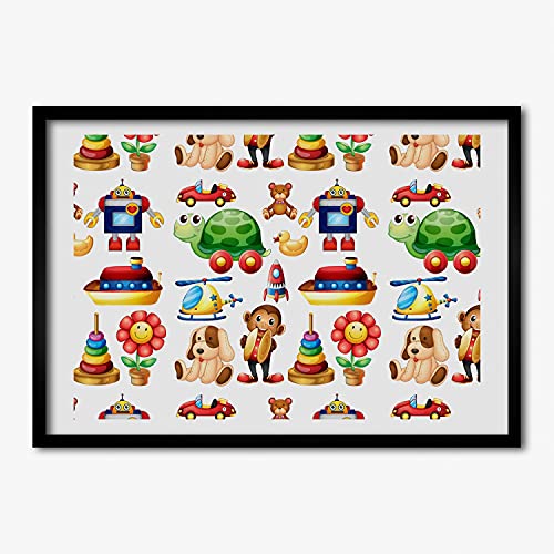 Cadre de peinture 70x50 cm Tulup en bois MDF pour protéger et suspendre une affiche