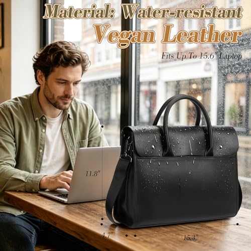 Bolso mensajero para portátil de 15.3 pulgadas negro miniatura 3
