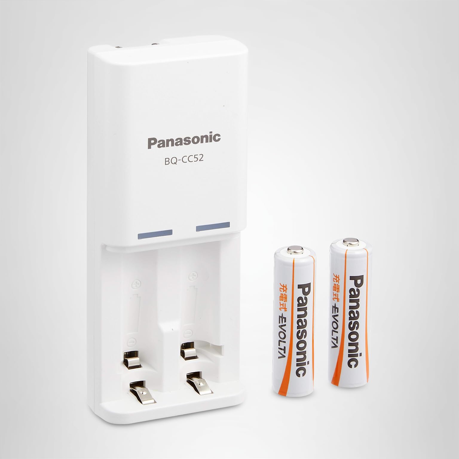 Amazon | Panasonic 充電式EVOLTA 充電器セット 単3形充電池 2本付 お
