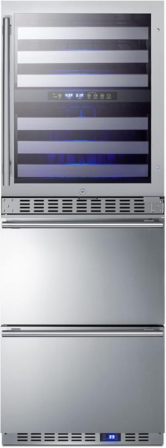 Summit SWCDAR24 Review – Dual-Zone Wine Cellar + All-Refrigerator Combo for Modern Homes