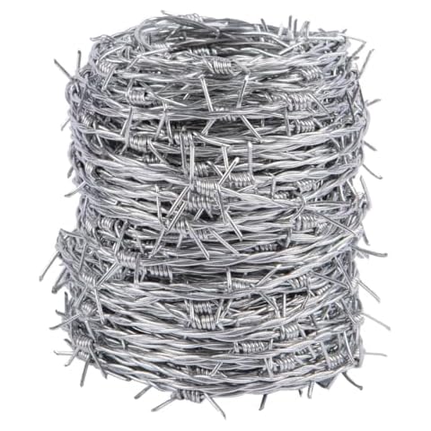 Garden Mile Galvanised Barbed Wire Roll Cover