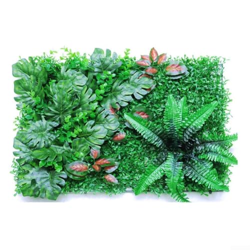 Upluxmira Panel de pared de césped verde de 40 x 60 cm, tapete de césped artificial para salón, cafetería, hotel, interior, vertical, fondo de pared (1)