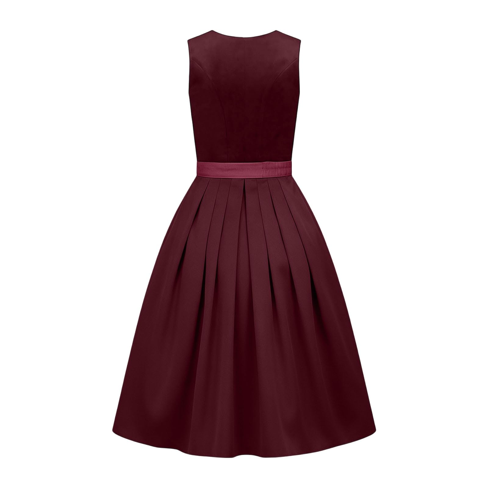 Didadihu Dirndl Midi Damen Samt mit Schürze,Modernes Dirndlkleid,Elegantes Dirndl Kleid Trachtenkleid für Oktoberfest Wiesn,Festliches Modern Trachten Outfit Trachtenmode