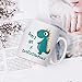 BLEUM CADE Coffee Mug Don’t be A Cuntasaurous Coffee Tea Cup Funny Words Novelty Gift Present White Ceramic Mug for Christmas Thanksgiving Festival Friends Gift Present