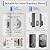 Yeolet Fingerprint Keyless Entry Door Lock App Control Smart Locks for Front Door, Keypad Deadbolt, Auto Lock One Time Password Easy Installation, Black