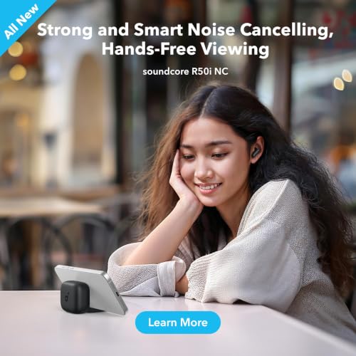Image of Anker Soundcore R50i NC Wireless Bluetooth Headphones - Black