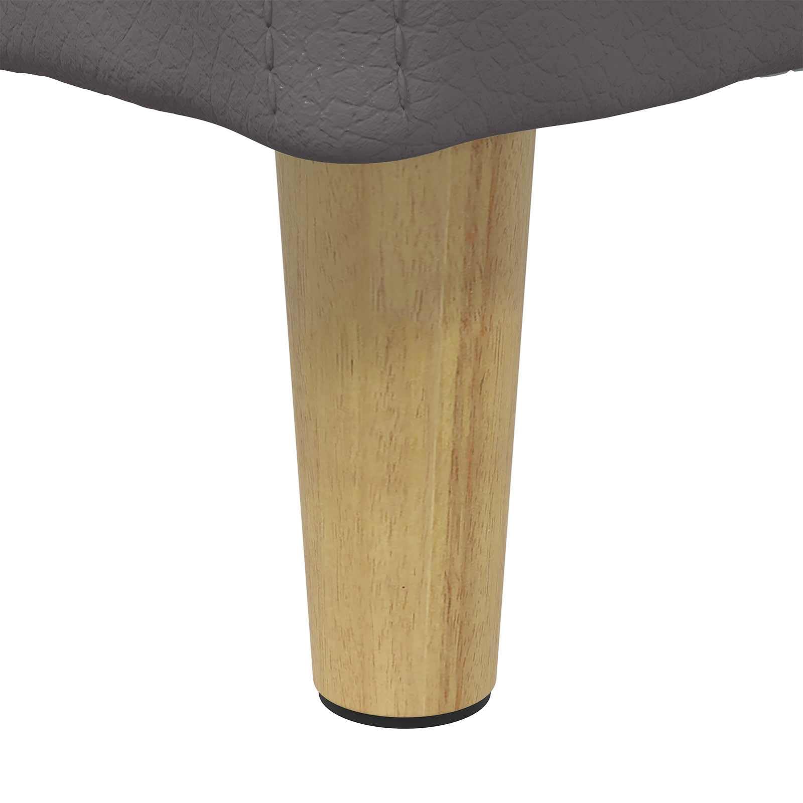 vidaXL Ottoman z przechowalnią Szary 40 x 40 x 45 cm Skóra syntetyczna