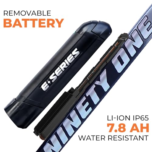 Image of NINETY ONE E-Drago | Electric Cycle | 7.8 Ah Battery | 29 T | Front Suspension 80mm Travel | ‎250 Watts | IP65 BLDC Motor | 99% pre-Assembled | 2 Years Battery Warranty | Black Grey