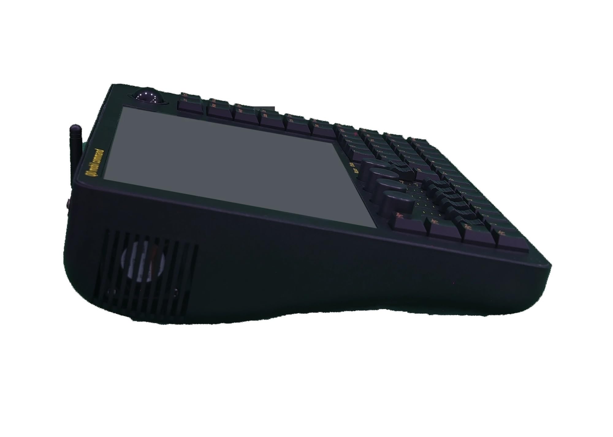 Kontroler DMX, MINI Q0 e Command Wing Sta Lighting Console Touch MA2 Wersja Profesjonalny kontroler oświetlenia Urządzenie biurkowe Dj DMX512 do pokazów świetlnych(Q0 mobil button)