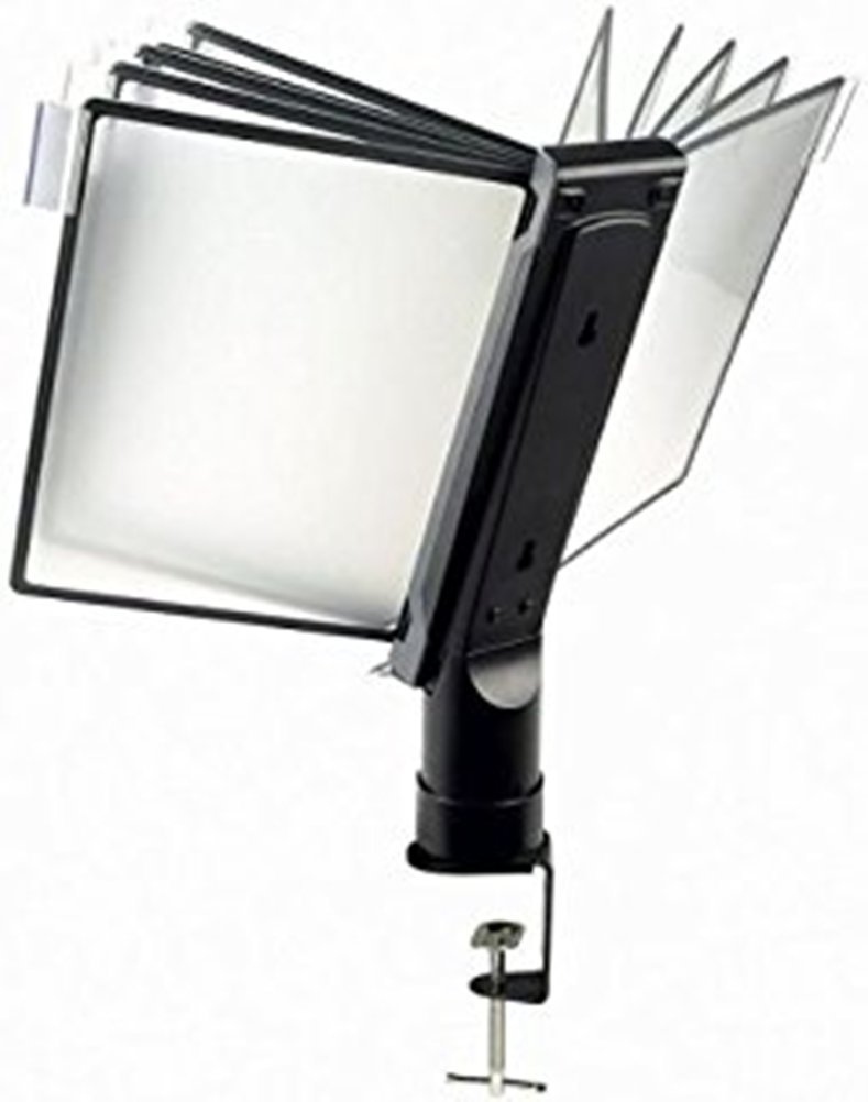 AidataFDS010L Flex Arm Reference Organizer (Black) (27"H x 21"W x 16"D)