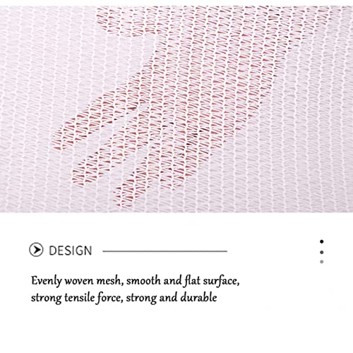 Voile d'ombrage avec œillets 2x5m filet de protection solaire blanc
