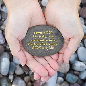 Uniquegiftformomthankyouforbeingmyrockvalentinesmothersdaychristmasbirthdaygiftsformotherfromdaughtersonnoveltykeepsakepaperweightstoneengravedrockwithsentimentwords Urban Country Home Decor Unique gift for mom thank you for being my rock valentines mothers day christmas birthday gifts for mother from daughter son novelty keepsake paperweight stone engraved rock with sentiment words urban country home decor