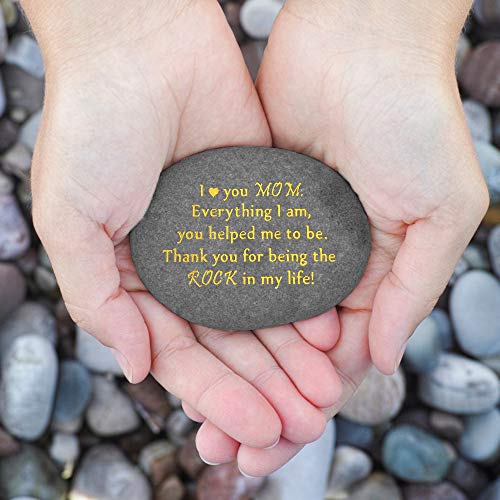 Uniquegiftformomthankyouforbeingmyrockvalentinesmothersdaychristmasbirthdaygiftsformotherfromdaughtersonnoveltykeepsakepaperweightstoneengravedrockwithsentimentwords Urban Country Home Decor Unique gift for mom thank you for being my rock valentines mothers day christmas birthday gifts for mother from daughter son novelty keepsake paperweight stone engraved rock with sentiment words urban country home decor