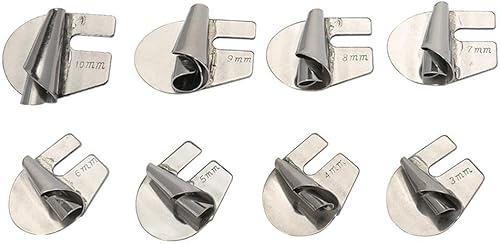 Miniatura 9 de Juego universal de pie de dobladillo enrollado para coser, 0.23-0.39 pulgadas - Pie ancho de presión de dobladillo enrollado, prensatelas para