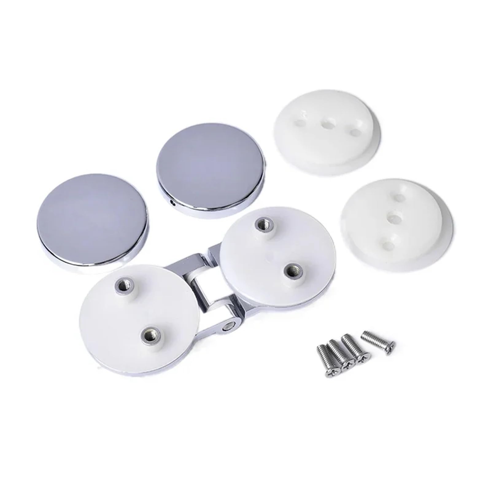 Bisagras de puerta vidrio for baño aleación zinc 2 piezas