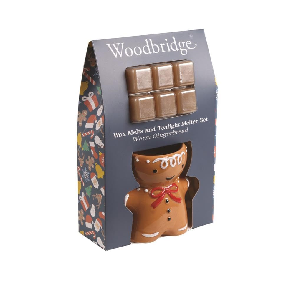 Aroma Accessories Woodbridge Gingerbread Man Wax Melt Warmer Gift Set