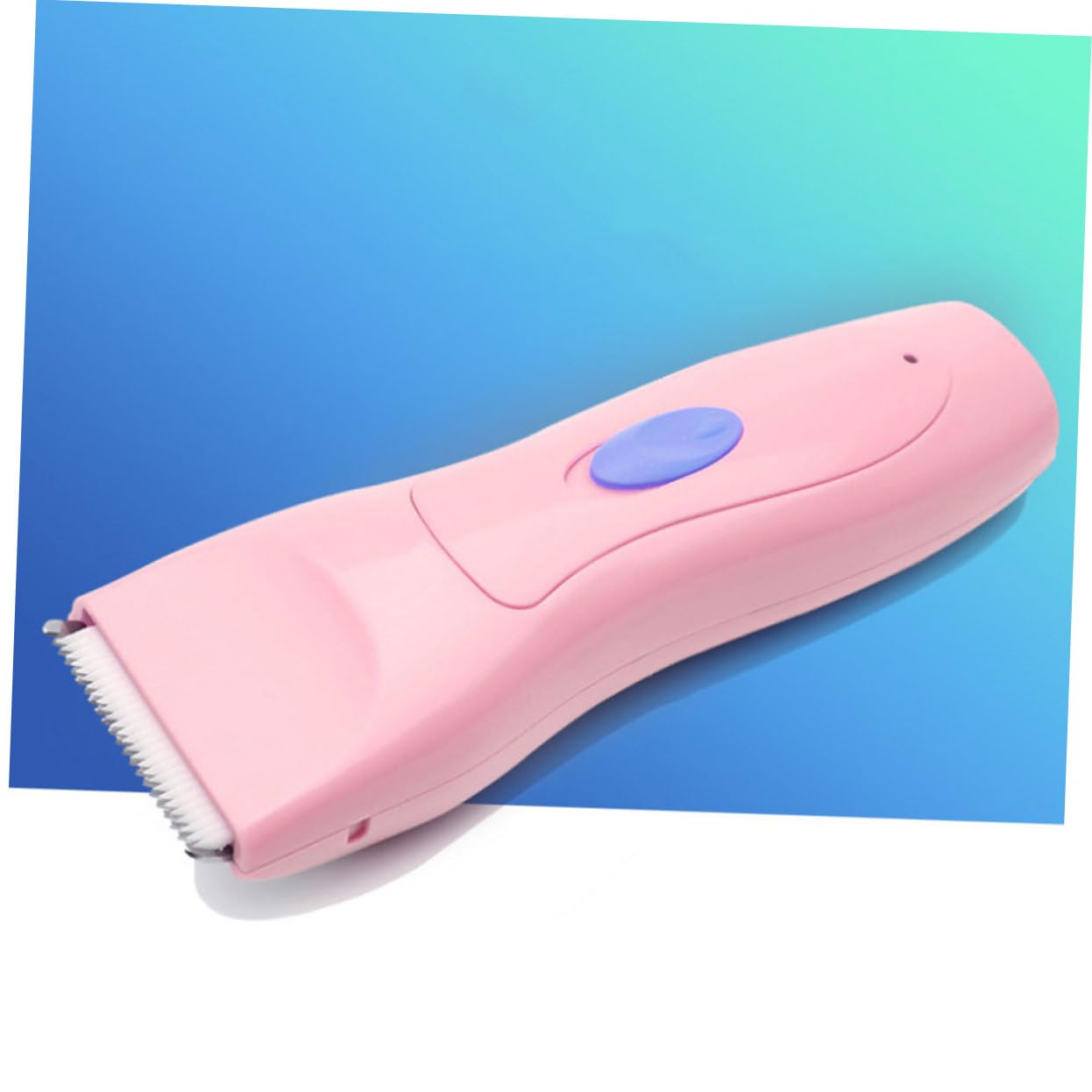 Cortadora de Pelo Eléctrica para Niños, Rosa, Recargable y Silenciosa | Desmontable, para Uso en Casa, Acero Cerámico Inoxidable y Abs, Diseño Mudo, Apta para Familias