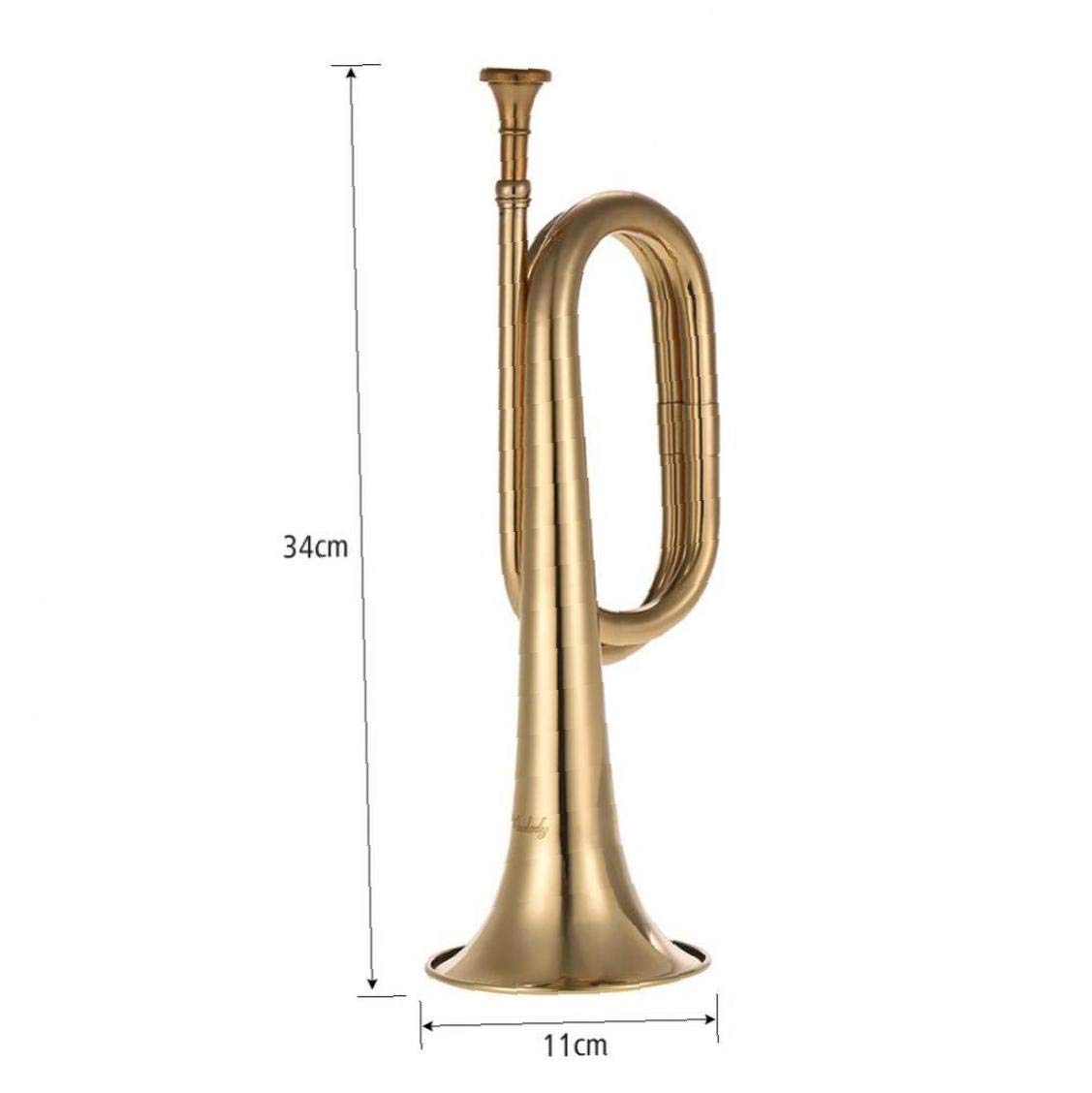 Zonster Strumento Scouting B Flat Bugle Call Tromba Cavalleria Militare di Cavalleria con boccaglio per School Band
