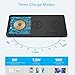 Wireless Charging Pad, ZealSound Ultra-Slim Triple Charger Station for Multiple 3 Devices & New Airpods Ultra Slim PU Leather Wireless Charging Mat W/AC Adapter for Smartphone Phone (Black)