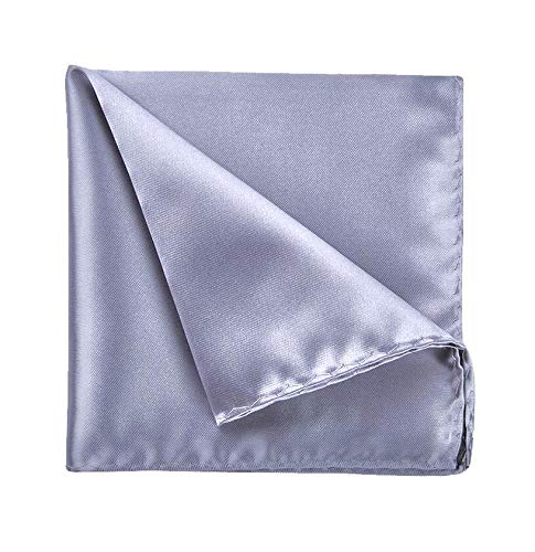 Image of Satin Pocket Square for Men Wedding Handkerchief for Suit Blazer Tuxedo Mens Formal Pocket Square Stylish Party Business Office Groom Accessory Soft Polyester Silk Satin Hanky